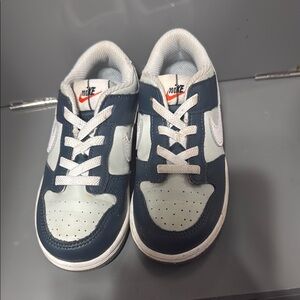 Nike Kids Blue and White Sneakers